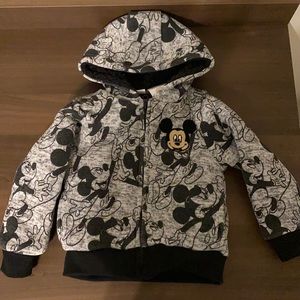 Mickey Mouse fleece zip up hoodie